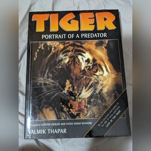Tiger Portrait of a Predator coffee table book